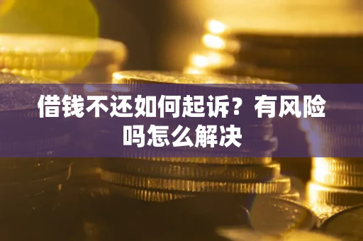 济南借钱不还如何起诉？有风险吗怎么解决