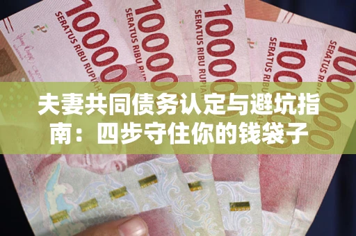 济南夫妻共同债务认定与避坑指南：四步守住你的钱袋子